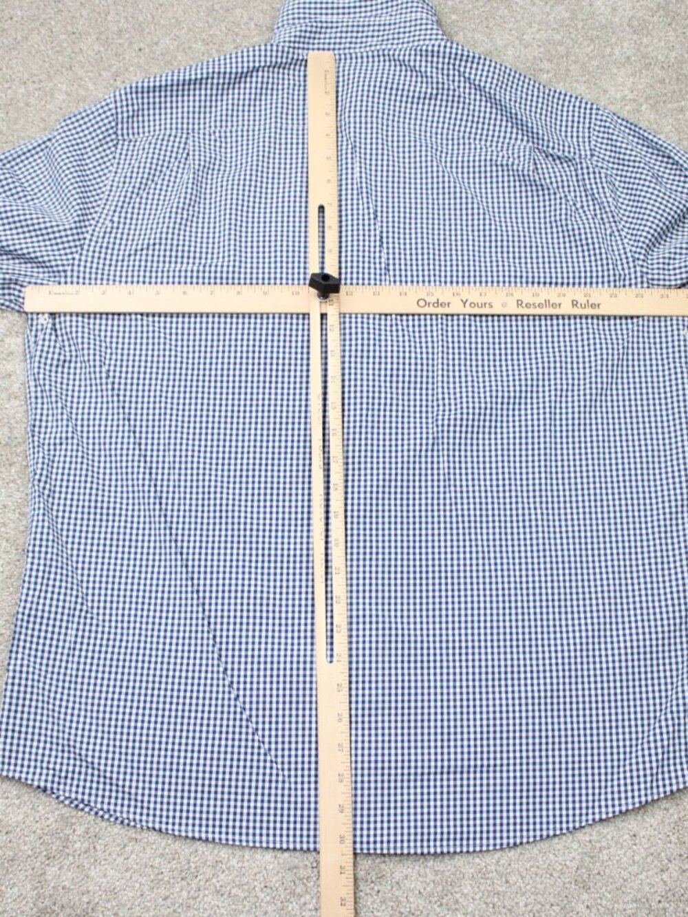 Southern Tide Notre Dame Shirt Men XL Blue Check Intercoastal Fighting Irish L/S - Picture 11 of 14